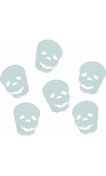 Confettis de table halloween tête de mort