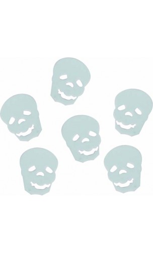 Confettis de table halloween tête de mort