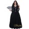 robe marquise baroque gothique noire, déguisement époque en location à Paris et en ligne