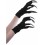 Gants sorcière avec ongles noire pour déguisement halloween, loup garou, monstre en vente