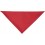 Bandana rouge en tissus uni