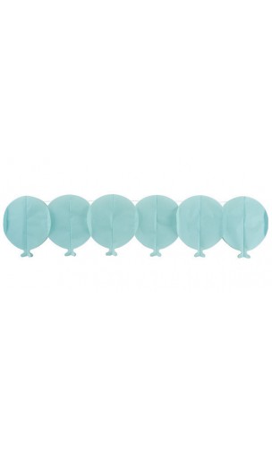 Guirlande baby shower garçon en forme ballon bleu de 3m en vente