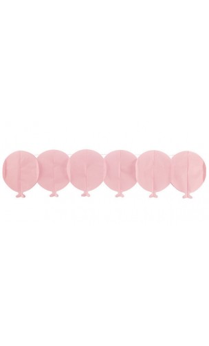 Guirlande baby shower fille ballon rose