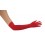 Gants long 60cm rouge pour déguisement charleston 1930, cabaret, moulin rouge, burlesque en vente à Paris et en ligne