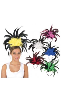 Serre tête brésilien, coiffe brésilienne pour déguisement brésil, rio de janeiro, carnaval de venise