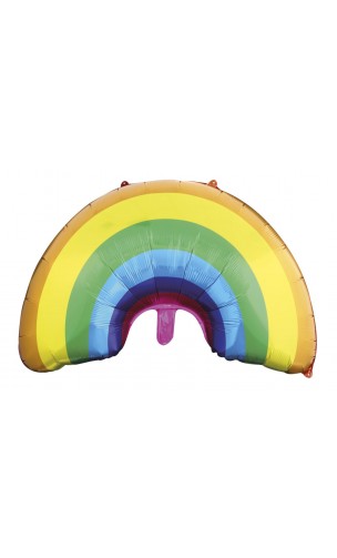 Ballon arc-en-ciel métallisé