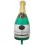 Ballon bouteille champagne métallisé en vente chez Be Happy à Paris