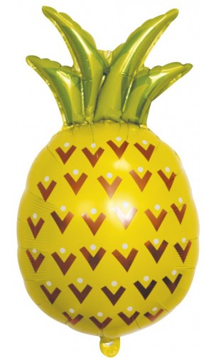 Ballon fruit Ananas métallisé en vente à Paris chez Be Happy