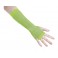 Gants mitaines résille vert fluo pour déguisement en vente