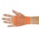 Mitaines résille court orange fluo