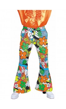 Location pantalon hippie patte d'éléphant année 70 à Paris