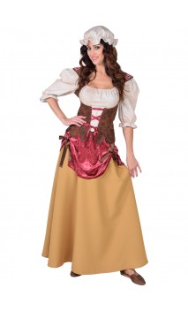 Déguisement paysanne luxe 4