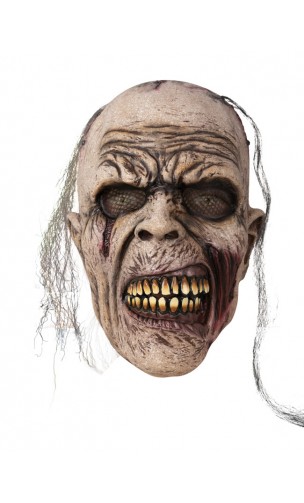 Masque zombie intégral avec cheveux