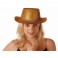 Chapeau cowboy paillette doré