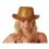 Chapeau cowboy paillette doré