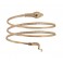 Bracelet égyptien serpent doré