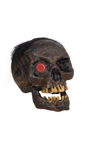 Tête de momie lumineuse 20cm
