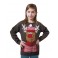 Pull noël renne enfant lumineux et musical