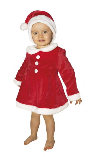 Déguisement mère noël bébé