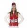 Set bonnet et écharpe père noël