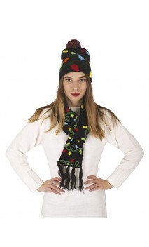 Set bonnet et écharpe guirlande