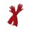Gants long Rouge