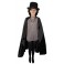 Cape enfant noire avec col de 75cm en vente.
