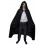 Cape noire de 140cm en velours avec capuche en vente chez Be Happy