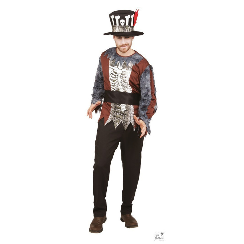 Déguisement Squelette Vaudou adulte