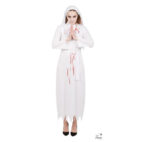 Déguisement Nonne blanche ensanglantée