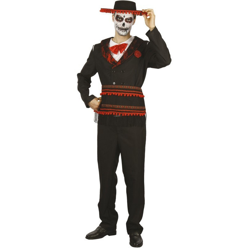 Déguisement dia de los muertos homme luxe