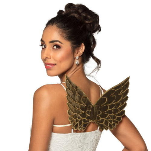 Ailes d'ange dorée cupidon 40cm