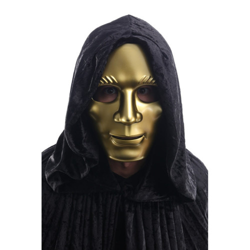 Masque visage doré adulte