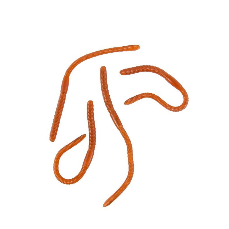 Set de 4 vers de terre collant réaliste