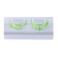 Faux cils Vert & Argenté