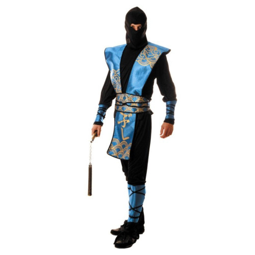Déguisement Ninja bleu, Sub zero adulte