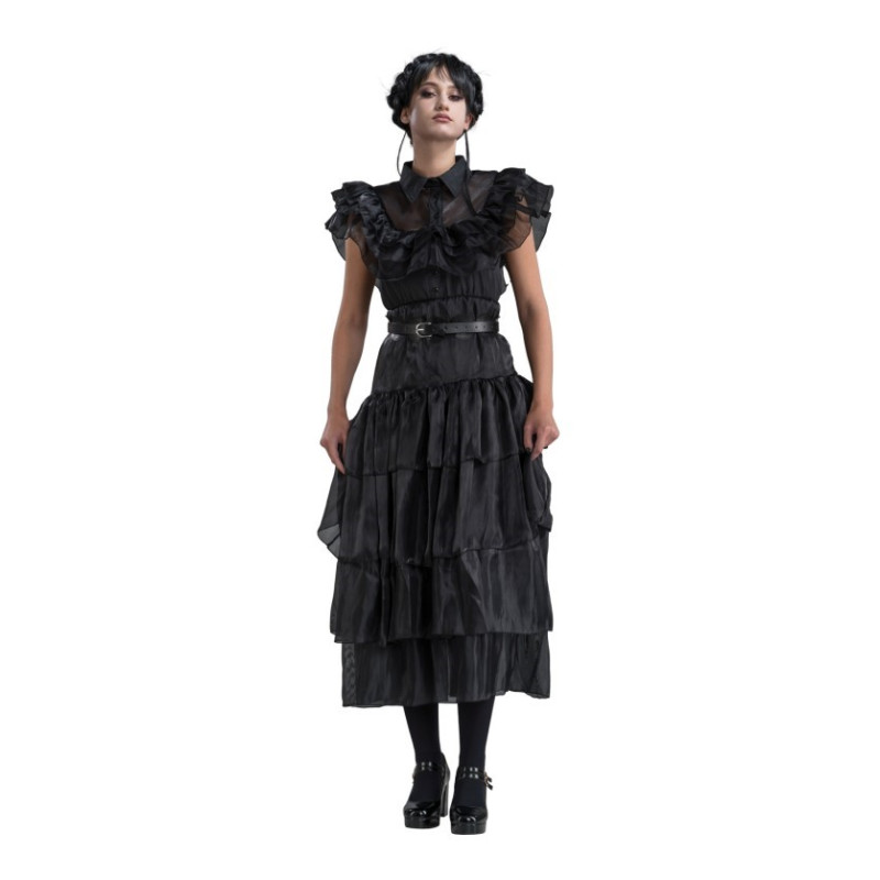 Robe de bal Mercredi Addams adulte