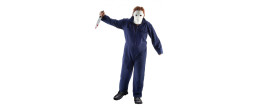 Déguisement combinaison Micheal Myers tueur en série adulte en vente chez Be Happy.