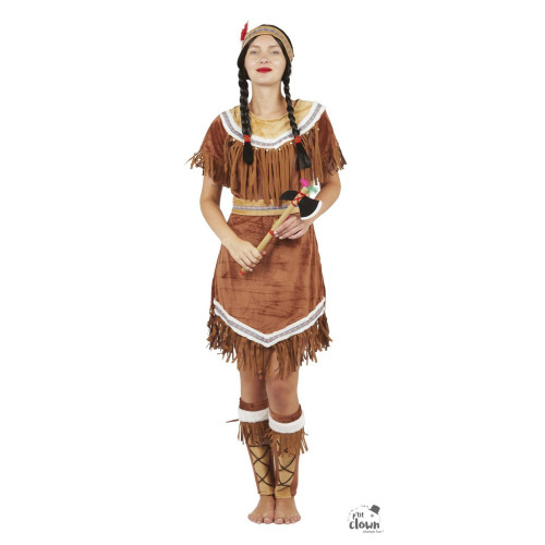 Déguisement indienne d’Amérique luxe pour femme en vente chez Be Happy.