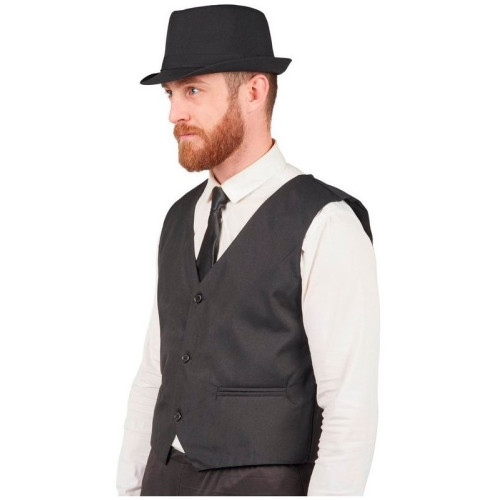 Gilet noir sans manche pour homme