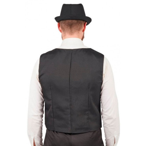 Gilet noir sans manche pour homme
