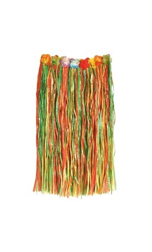 Jupe Hawaïenne multicolore 
