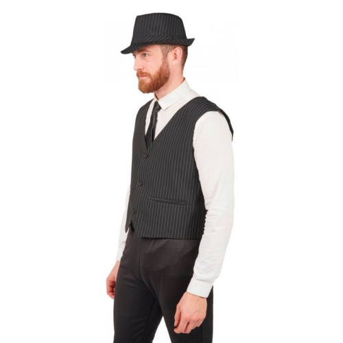 Gilet sans manche à rayure pour homme