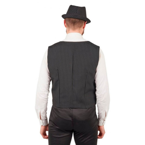 Gilet sans manche à rayure pour homme