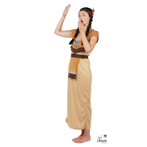 Déguisement indienne d'Amérique sioux pour femme en vente chez Be Happy