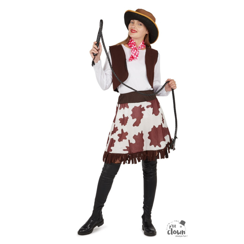 Déguisement cow girl du farwest pour femme en vente chez Be Happy