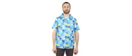 Chemise hawaienne, créole tropical pour homme en vente chez Be Happy.