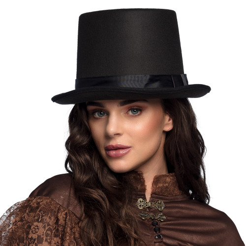 Chapeau haut de forme velours 1900 pour femme en vente à chez Be Happy