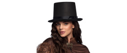 Chapeau haut de forme velours 1900 pour femme en vente à chez Be Happy
