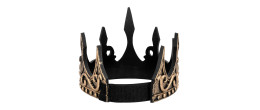 Couronne de roi médiéval bronze taille réglable adulte et enfant en vente.
